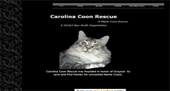 Desktop Screenshot of carolinacoonrescue.com